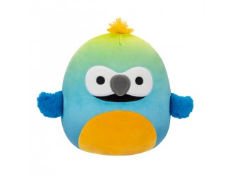 Jucarie de plus 19 cm Macaw albastru-galben - Baptise, Squishmallows