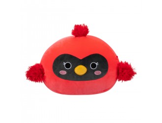 Jucarie de plus 30 cm Cardinal rosu, Squishmallows