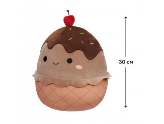 Мягкая игрушка Squishmallow - Шоколадное Мороженое (30 см)