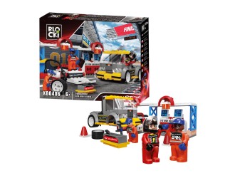 Конструктор 207 el. Racing Car Service - Pit Stop, Blocki