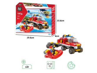 Конструктор Пожарная команда 120 эл. MyFireBrigade