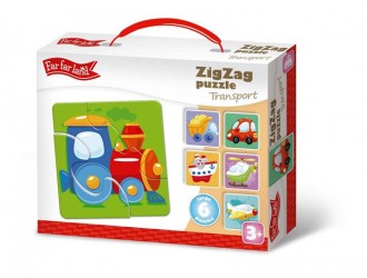 Puzzle ZigZag Transport 18 el. Far Far Land