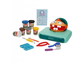 Набор пасты для лепки Стоматолог, DR.TOOTHY Crafy Fun 6х50 гр. 9 аксессуаров