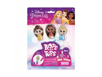 Set 5 figurine-toppere de colectie - Printese Disney, Bop n Tops