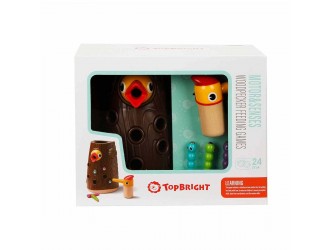 Магнитная игра Покорми дятла 24,5 х 11,5 х 19,2 см Top Bright
