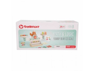 Игровой набор Как взвешивать, с цифрами - Медведь-повар