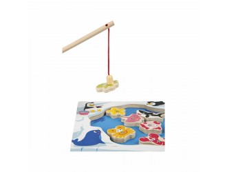 Деревянная игра Магнитная рыбалка Пингвины 29,9 х 1,5 х 22,5 см