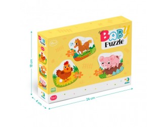 Пазл Dodo День на ферме 3 в 1