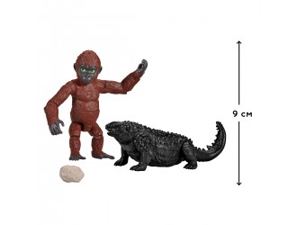 Набор фигурок Godzilla x Kong - Зуко с Дагом