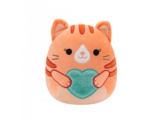 Jucarie de plus 13 cm, Pisica portocalie - Gigi, Squishmallows