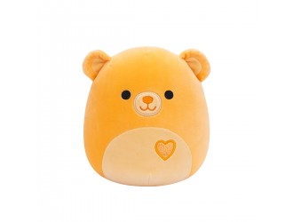 Jucarie de plus 13 cm, Ursulet galben - Chamberlain, Squishmallows