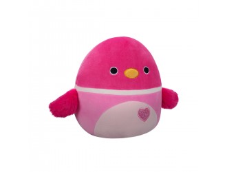 Jucarie de plus 13 cm, Ratusca roz - Della, Squishmallows