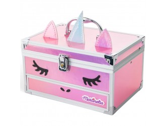 Набор косметики в большом блестящем кейсе Little Unicorn, Martinelia