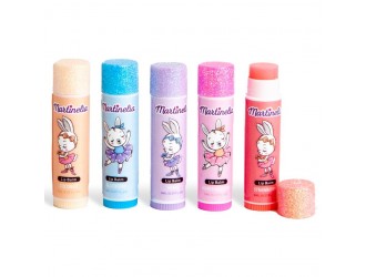 Set 5 balsam de buze pentru copii Magic Ballet, Martinelia, 20 g