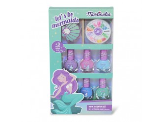 Set cu produse pentru unghii, Let's Be Mermaids, Martinelia