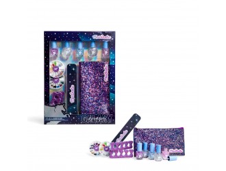 Set produse pentru unghii si gentuta cosmetica, Galaxy Dreams, Martinelia