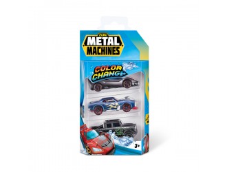 Set 3 masinute din metal, Metal Machines, Color Change S4, Zuru