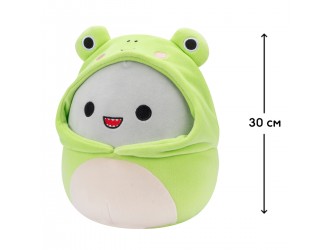 Мягкая игрушка Squishmallows - Акула Гордон (30 cm, в одежде)