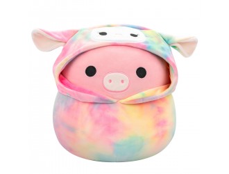 Мягкая игрушка Squishmallows - Поросенок Питер (30 cm, в одежде)