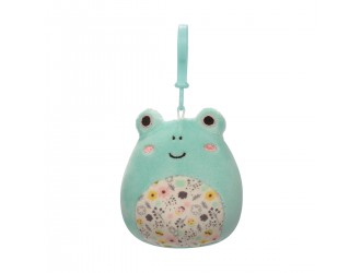 Jucarie de plus-breloc 9 cm, Broscuta Fritz, Squishmallows