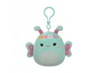 Jucarie de  plus-breloc 9 cm, Fluturasul Reina, Squishmallows