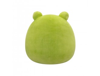 Jucarie de plus 13 cm, Broscuta verde cu papion rosu, Squishmallows