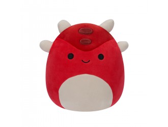 Jucarie de plus 19 cm, Dino rosu Sergio, Squishmallows