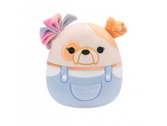 Jucarie de plus 19 cm, Caine Buldog Davitta, Squishmallows