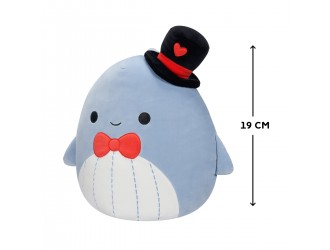 Мягкая игрушка Squishmallows - Синий кит Самир (19 cm)