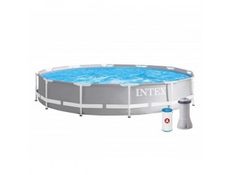 Piscina cu cadru metalic INTEX Prism Frame 366x76 cm, 6503 L, INTEX