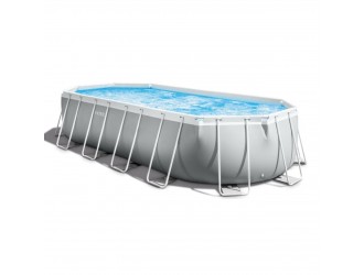 Piscina PRISM FRAME OVAL 503x274x122 cm, 13365L, cadru metalic, INTEX