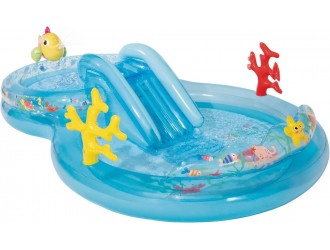 Надувной игровой центр "На дне моря" 301x193x71 см, 381 л, до 81 кг, от 2 лет, INTEX