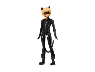 Figurina-papusa baiat personaj Cat Noir serie basic 26cm Miraculous