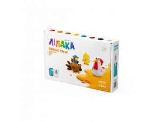 60040-UA01 Set Pasta de modelat care se usuca in 24h, 3 tipuri de pasari domestice, Lipaka