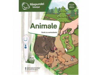 Raspundel Istetel, carte cu autocolante, Animale