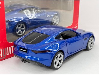Модель автомобиля Jaguar F-Type, Синий, 1:36, pull-back, TAYUMO