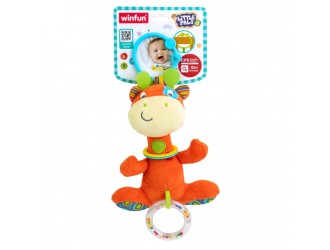 Игрушка-гремушка Жираф с шариками и подвесным кольцом Winfun