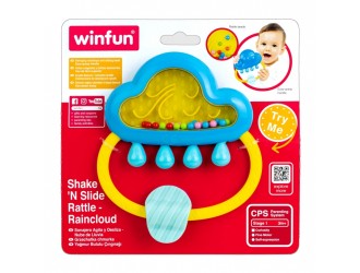 Игрушка-погремушка для прорезывания зубов облачко с шариками Winfun