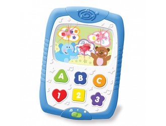 Обучающий планшет со звуками и подсветкой, английский язык, Winfun