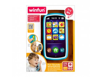 Говорящий смартфон со звуками и светом, английский язык, Winfun