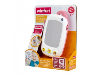 Телефон First Selfie со звуками и светом (розовый) Winfun