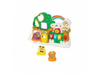 Jucarie Sorter-Casuta din copac cu sunete si lumini, engleza, Winfun
