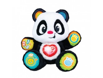 Jucarie de plus Panda interactiva cu sunete si lumini, engleza, Winfun