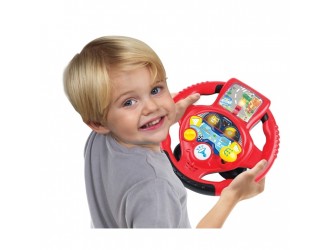 Jucarie Volan cu ecran masina, sunete si lumini, engleza,Winfun