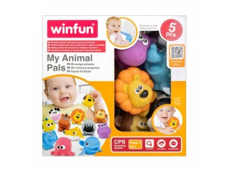 Set 5 figurine animale din jungle Winfun