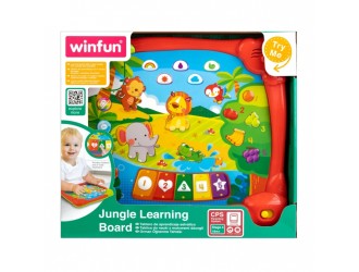 Jucarie Tableta educativa Jungla cu sunete si lumini, engleza, Winfun