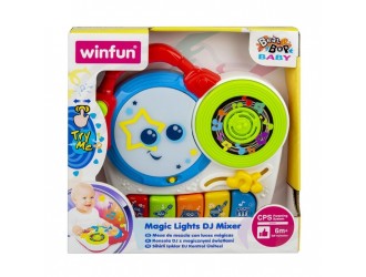 Jucarie bebelusi DJ Mixer cu sunete si lumini Winfun