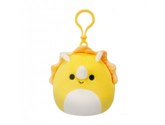 Мягкая игрушка на клипсе Squishmallows - Трицератопс (9 cm)