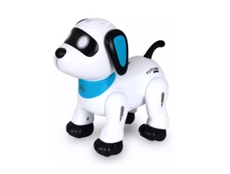 Jucarie interactiva Caine Robot Acrobat cu RC si control vocal, 18cm, ZJA346106