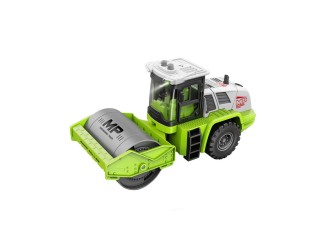 Игрушка асфальтоукладчик, зеленая, со звуками и подсветкой 1:16, JSTOYS, ZJA345708